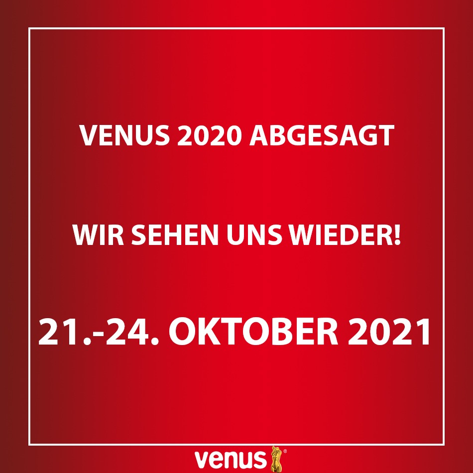 VENUS Erotikmesse 2020 abgesagt